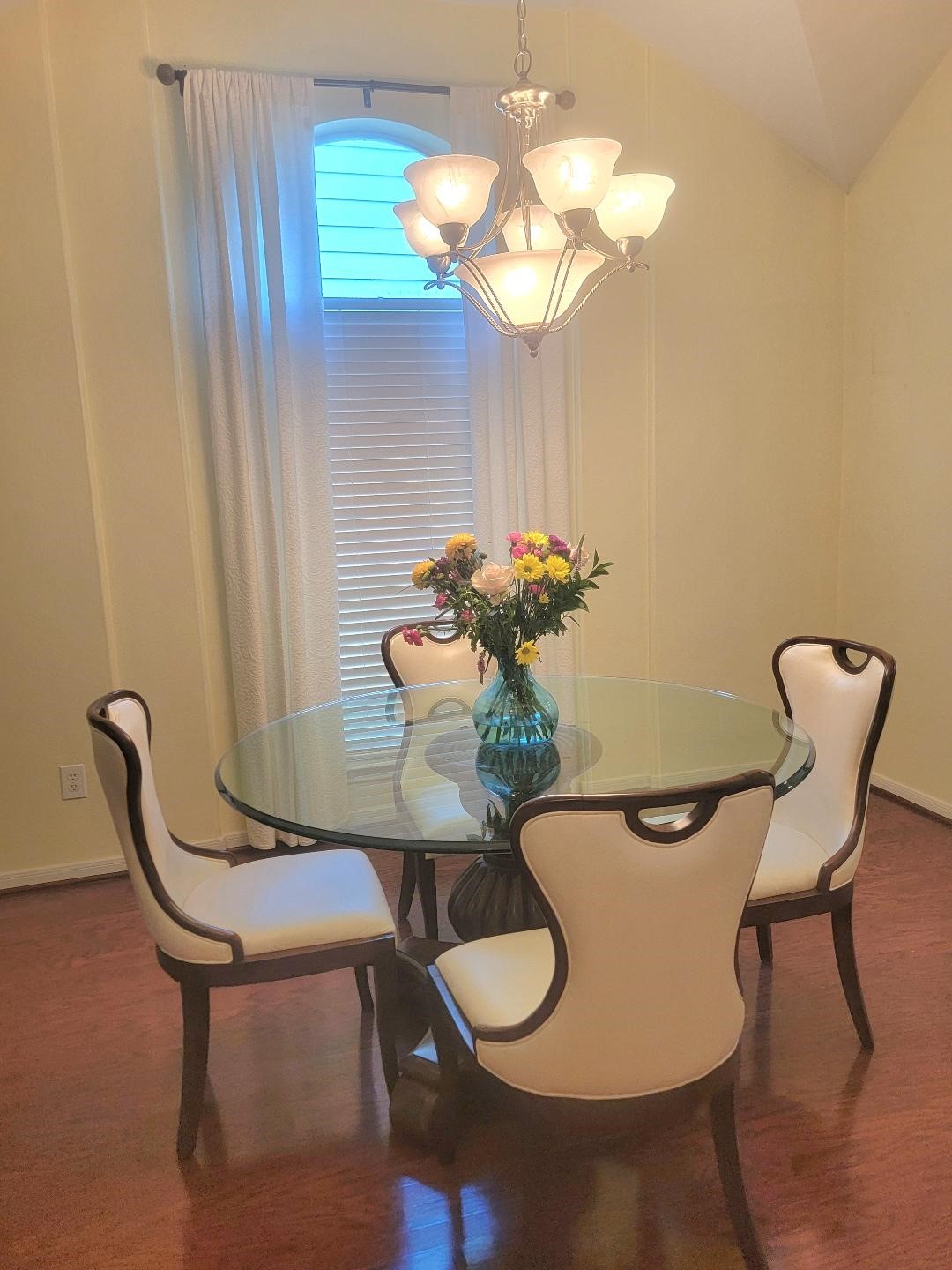 5716 Meadow Breeze Lane Rosharon, TX 77583 - Photo 5 of 24 Formal dining room with beautiful wood floors.