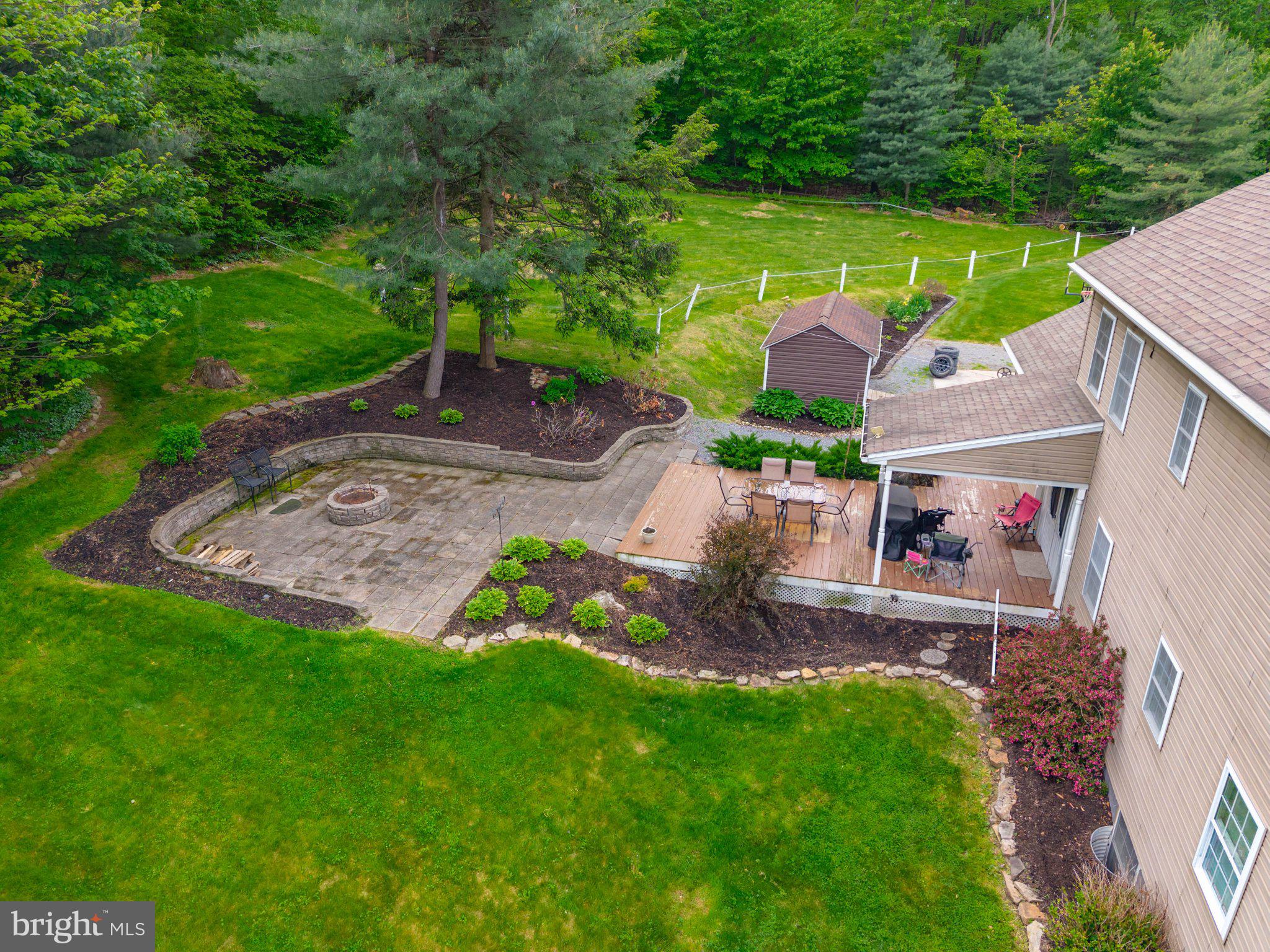 2201 Blain Road Loysville, PA 17047 - Photo 70 of 89 Lush backyard oasis with patio charm.
