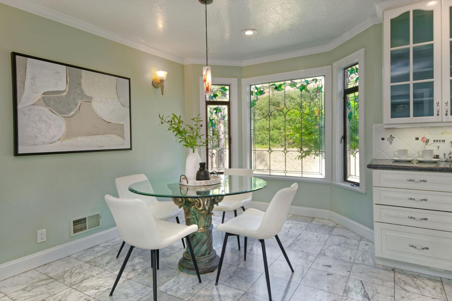 7790 Lost View Road San Jose, CA 95120 - Photo 19 of 48 a view of a dining room with furniture window and outside view