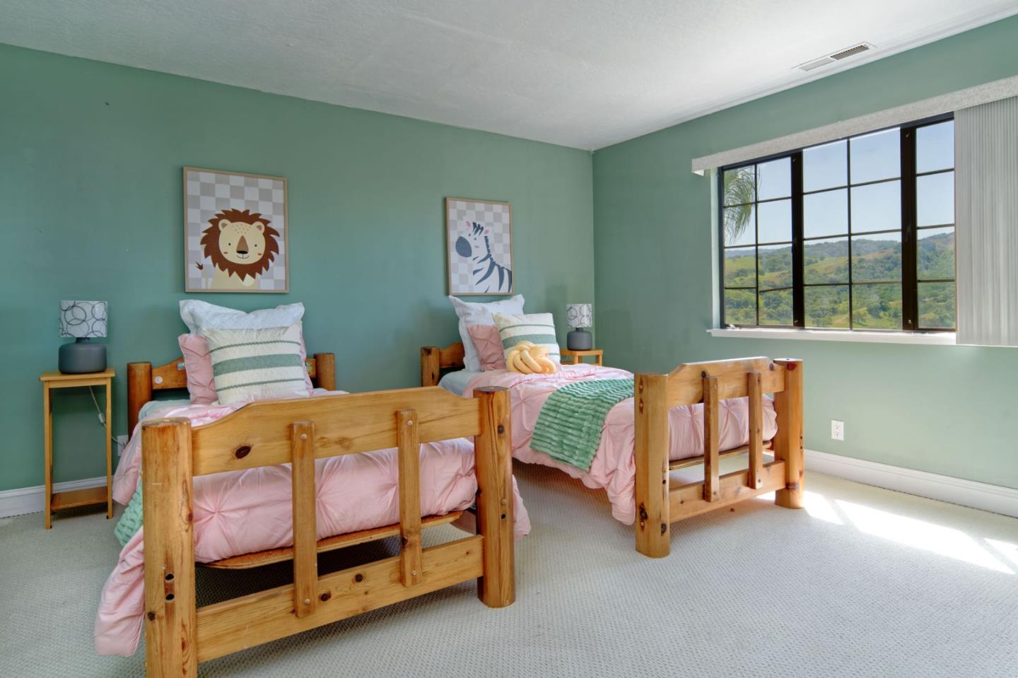 7790 Lost View Road San Jose, CA 95120 - Photo 33 of 48 a bedroom with two beds and a window
