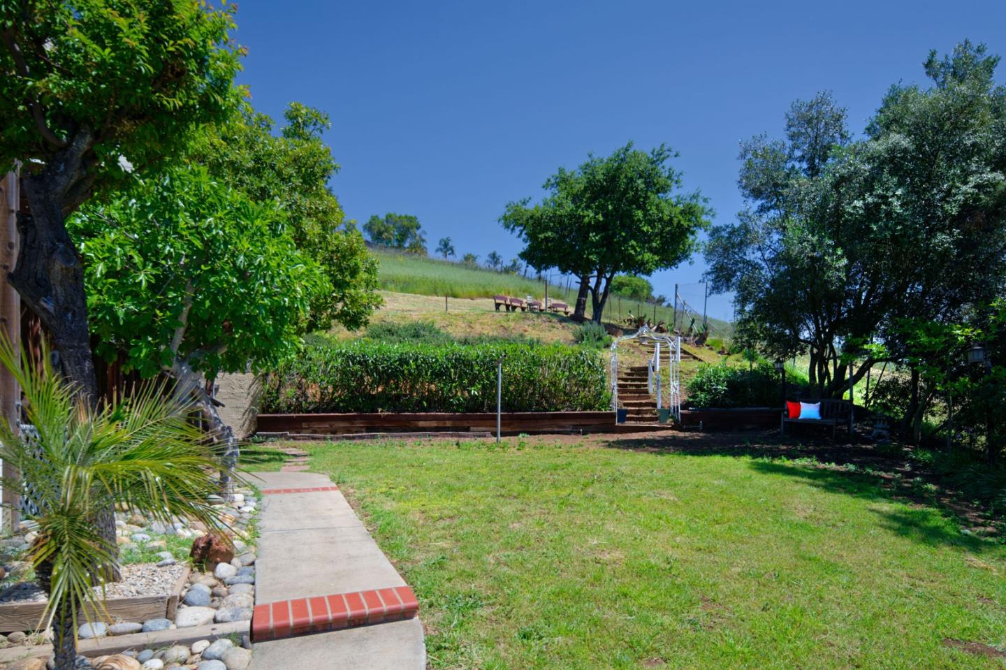 7790 Lost View Road San Jose, CA 95120 - Photo 40 of 48 a view of yard with grass and a trees