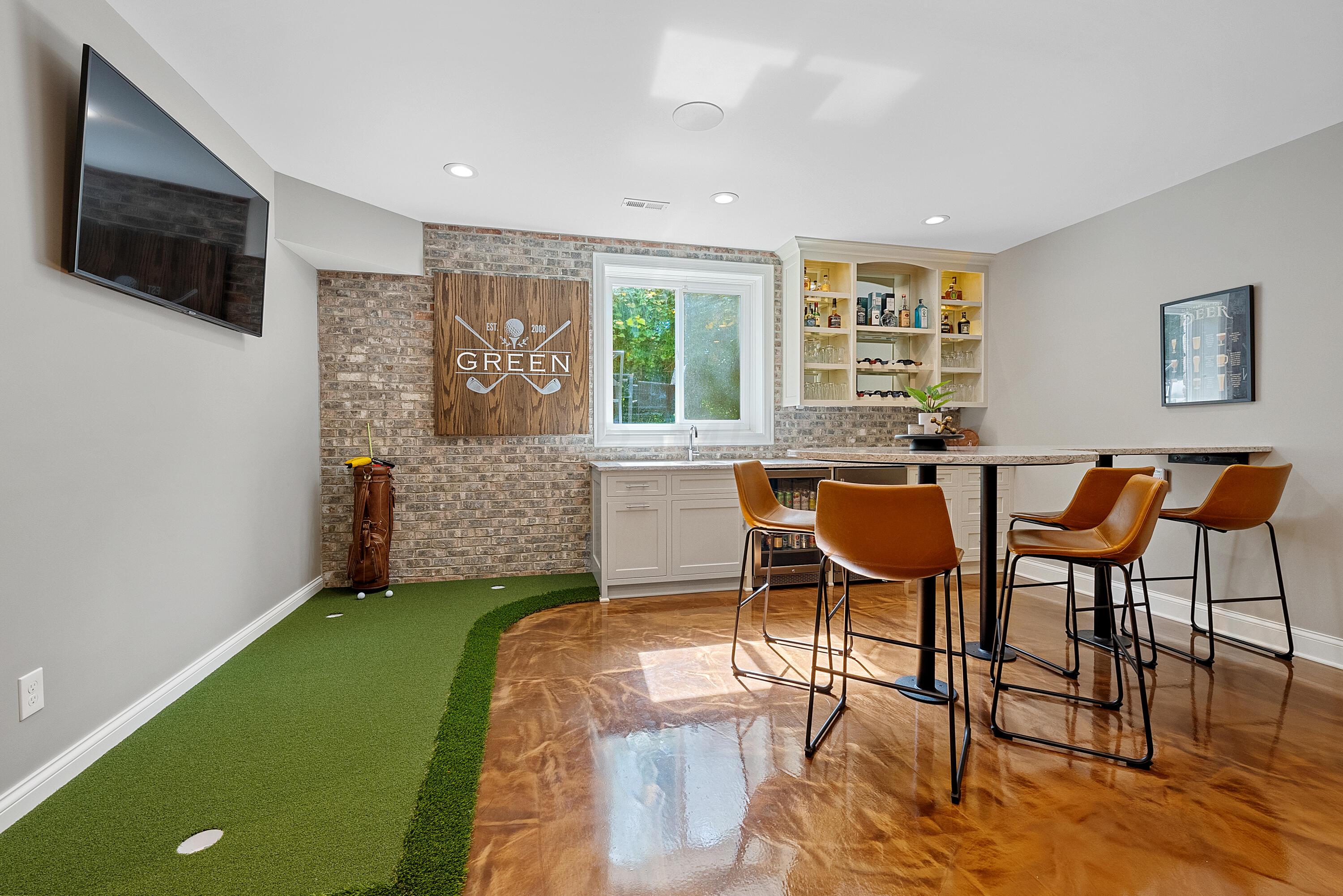 883 Elderberry Loop Delaware, OH 43015 - Photo 28 of 71 Lower Level Bar & Putting Green
