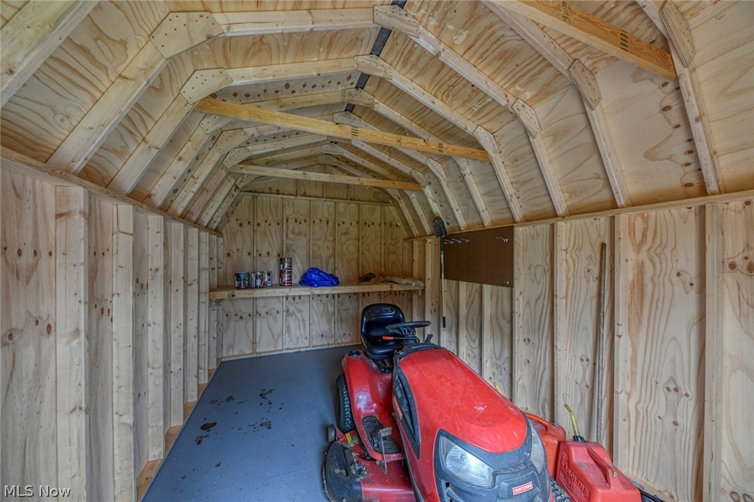 1275 Sandy Lake Road Ravenna, OH 44266 - Photo 27 of 34 Interior of the shed.