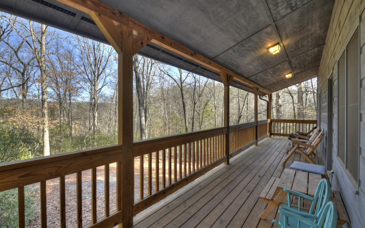 264 Sawmill Circle Blue Ridge, GA 30513 - Photo 36 of 39 a view of balcony with wooden floor