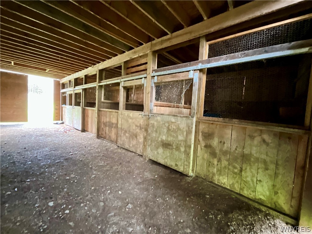 8547 West Hill Road Allen, NY 14711 - Photo 34 of 41 Barn horse stall