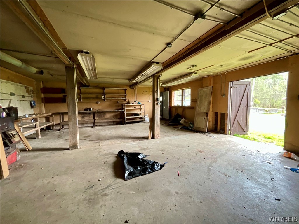 8547 West Hill Road Allen, NY 14711 - Photo 40 of 41 Garage workshop