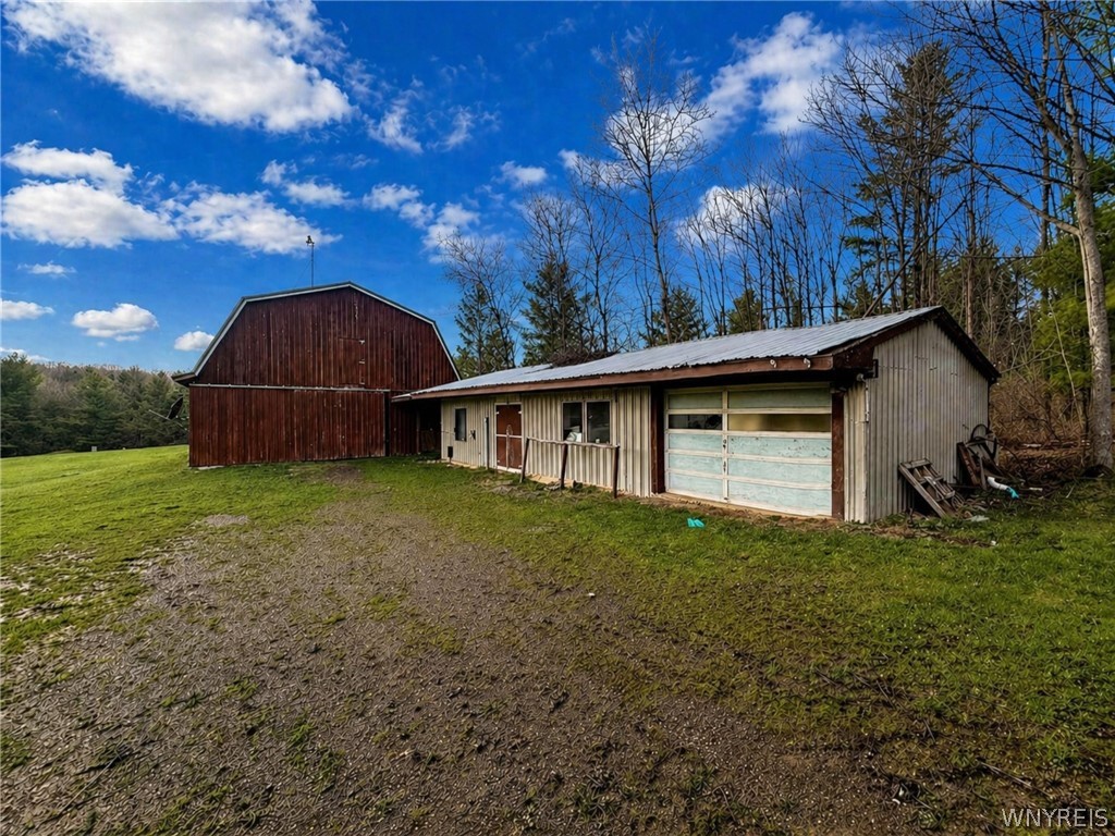 8547 West Hill Road Allen, NY 14711 - Photo 4 of 41 Barn-Horse stall-Garage-Workshop