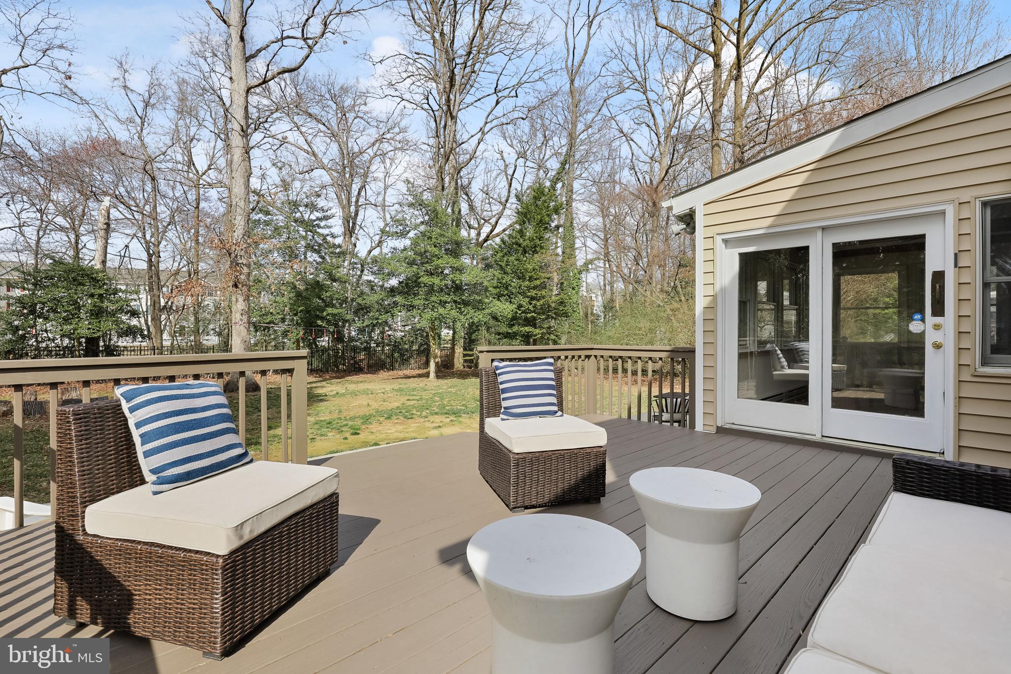 1408 Hunting Wood Road Annapolis, MD 21403 - Photo 54 of 65 Large deck overlooks backyard