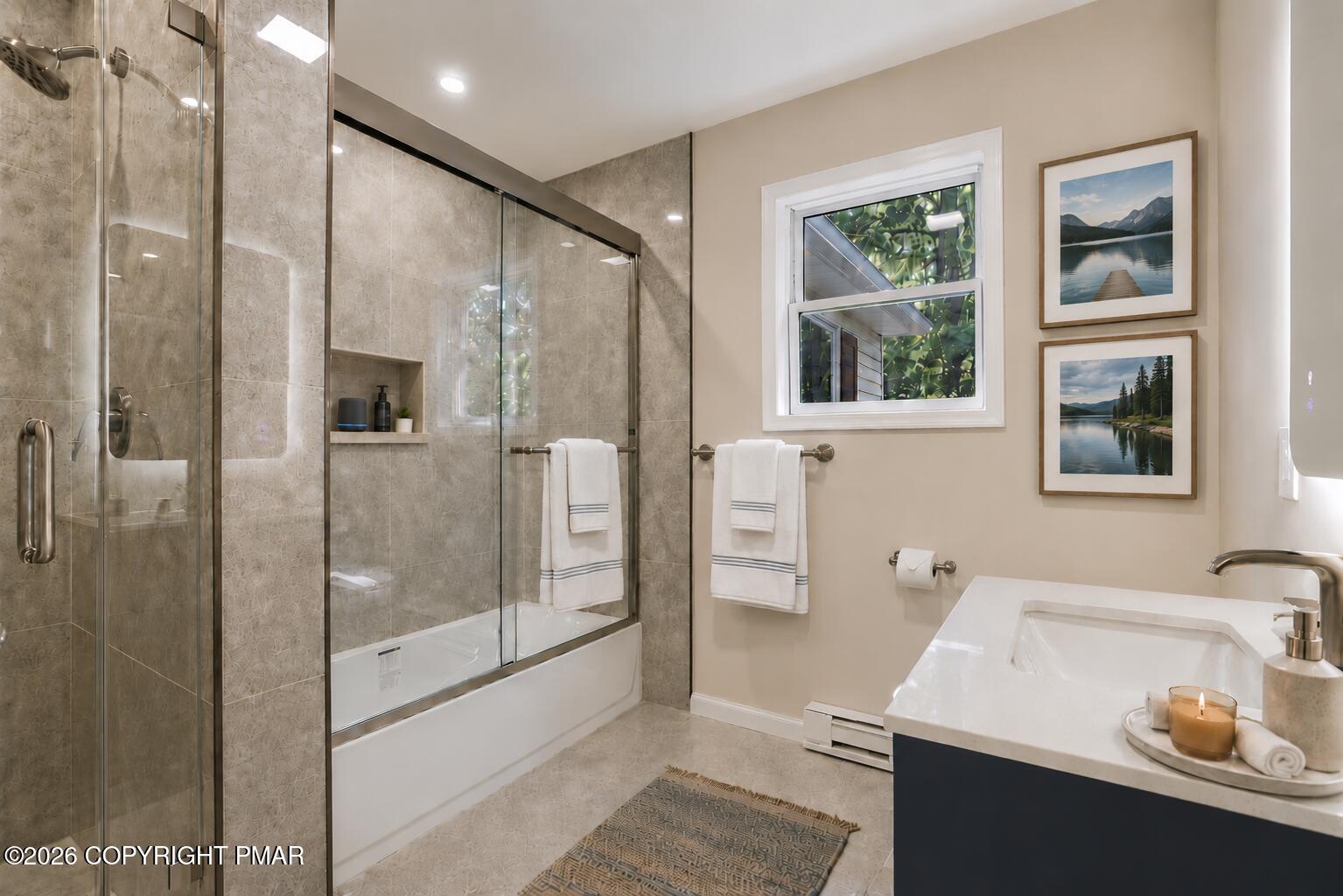 320 Canterbury Road Bushkill, PA 18324 - Photo 15 of 55 primary bathroom AI pic