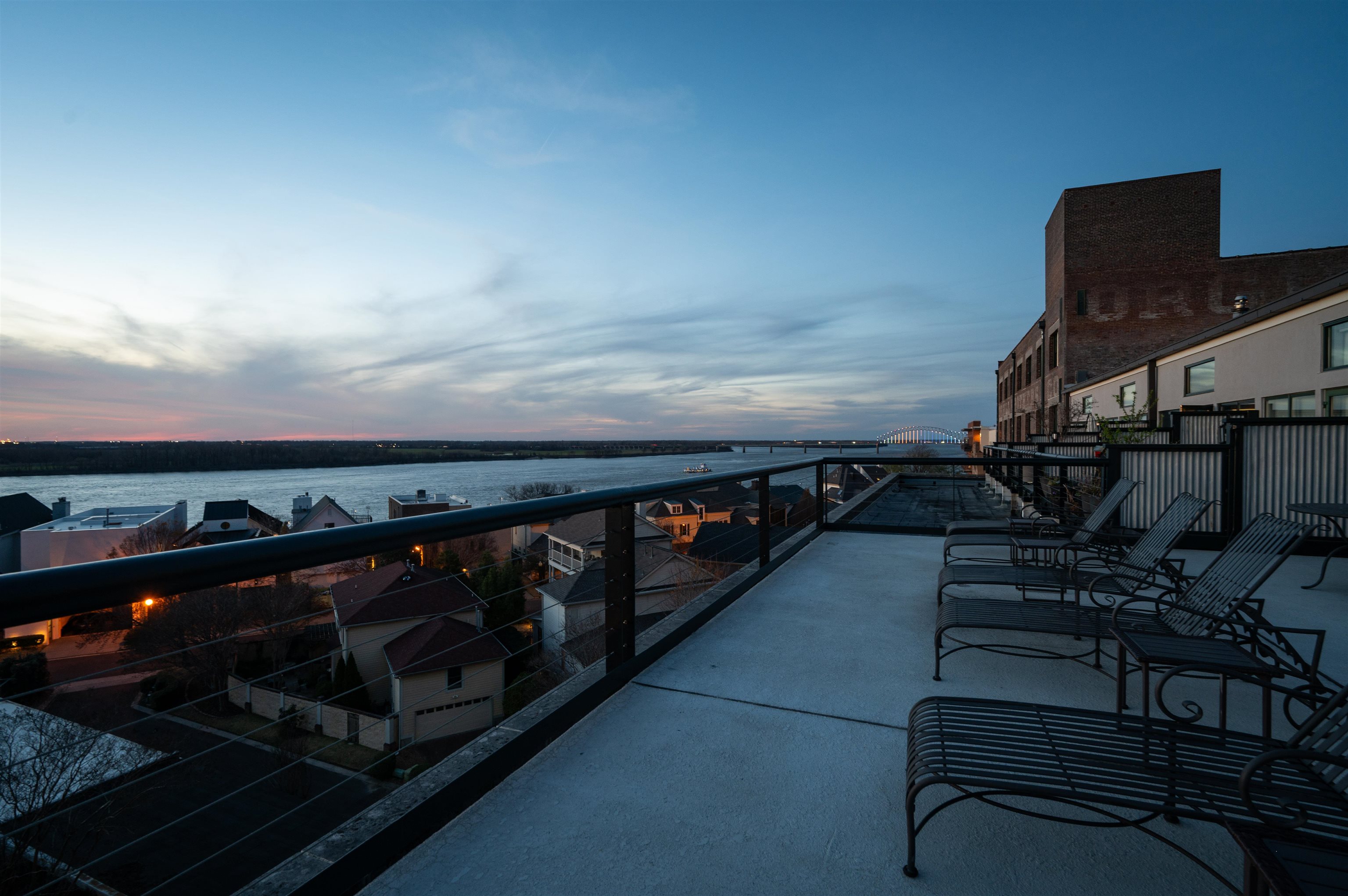 505 Tennessee Street, Unit 407 Memphis, TN 38103 - Photo 13 of 27 a city view from a balcony