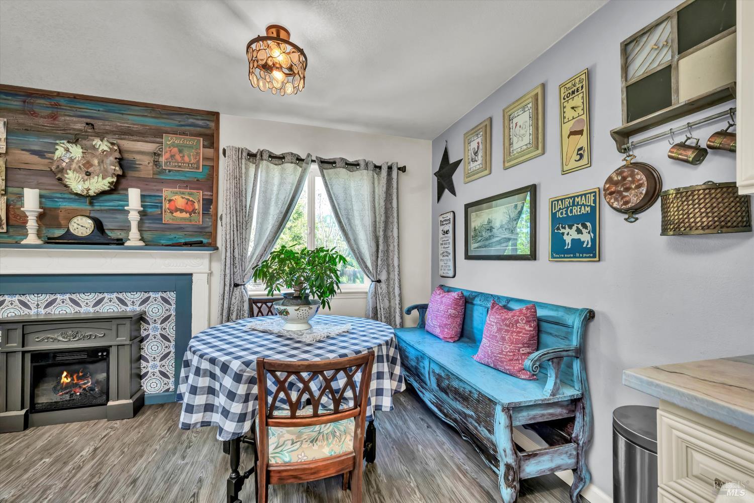15314 Summit Boulevard Cobb, CA 95426 - Photo 5 of 29 a living room with furniture and a fireplace