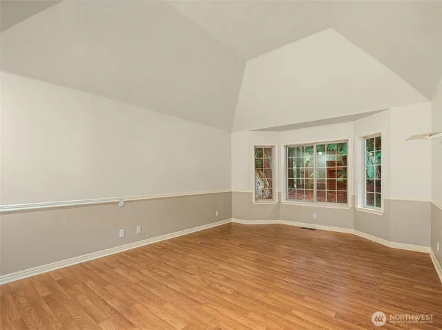 wooden floor in an empty room