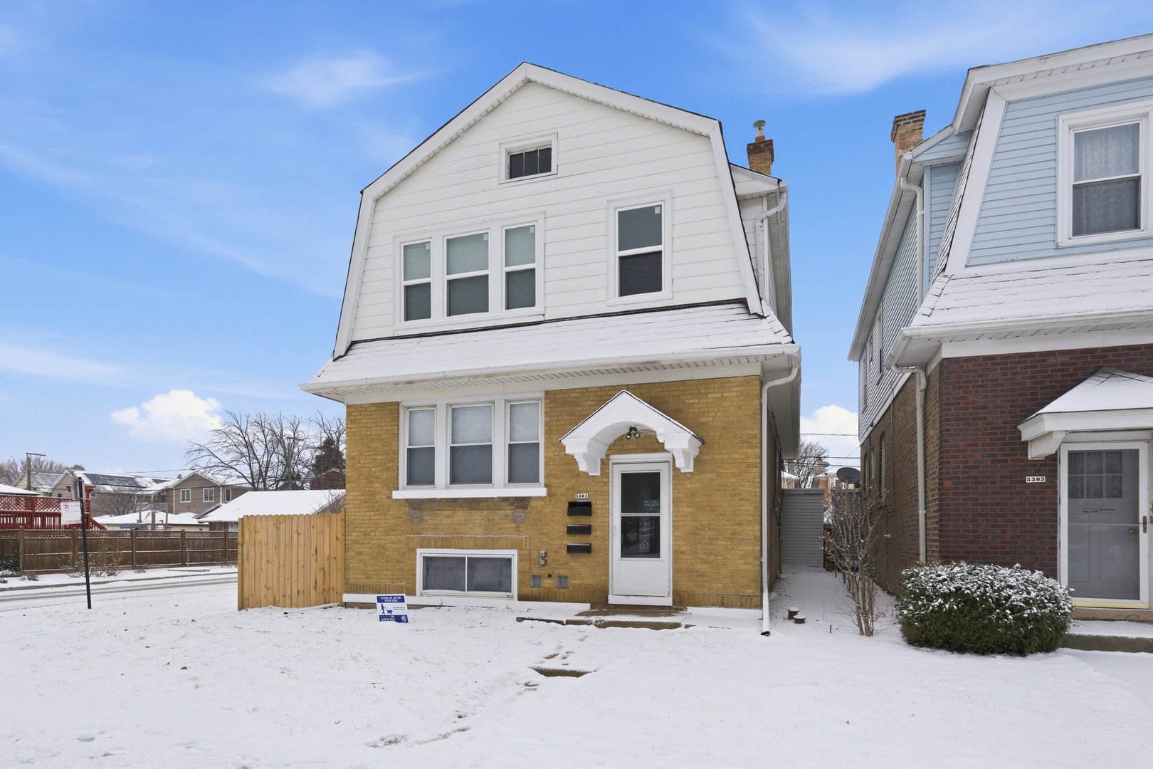 a view of a house with many windows