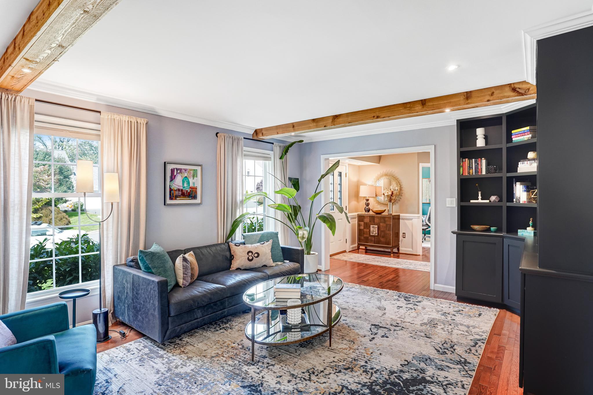 9009 Digory Court Burke, VA 22015 - Photo 13 of 51 a living room with furniture and a large window