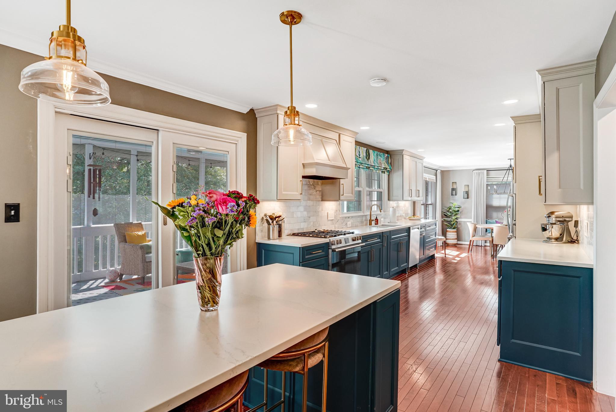 9009 Digory Court Burke, VA 22015 - Photo 29 of 51 a view of a dining room with furniture window and wooden floor
