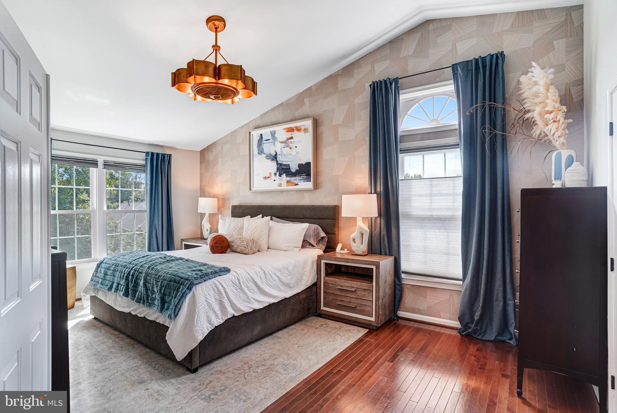 9009 Digory Court Burke, VA 22015 - Photo 3 of 51 a bedroom with a bed and a large window