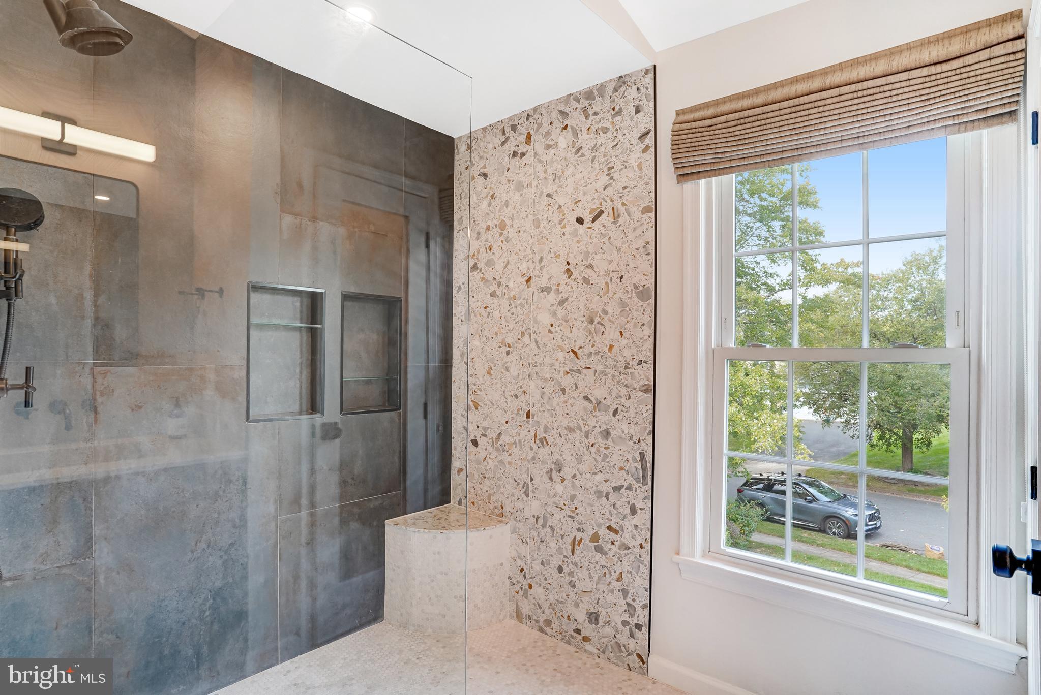 9009 Digory Court Burke, VA 22015 - Photo 6 of 51 a bathroom with a toilet and a shower