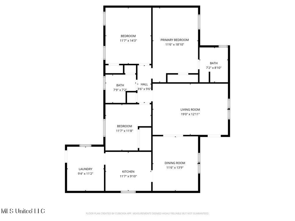 1616 Hollywood Boulevard Biloxi, MS 39531 - Photo 25 of 25 Floor Plan