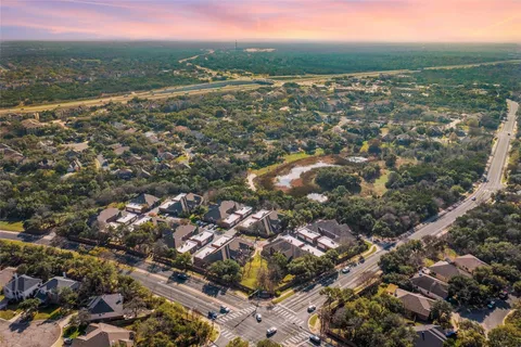 a view of city and mountain