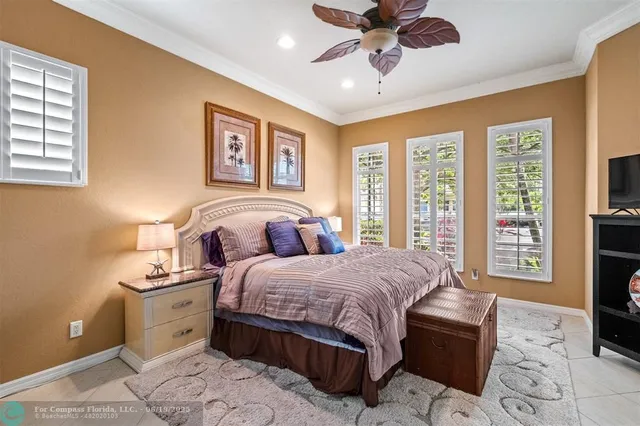 a view of garden with patio