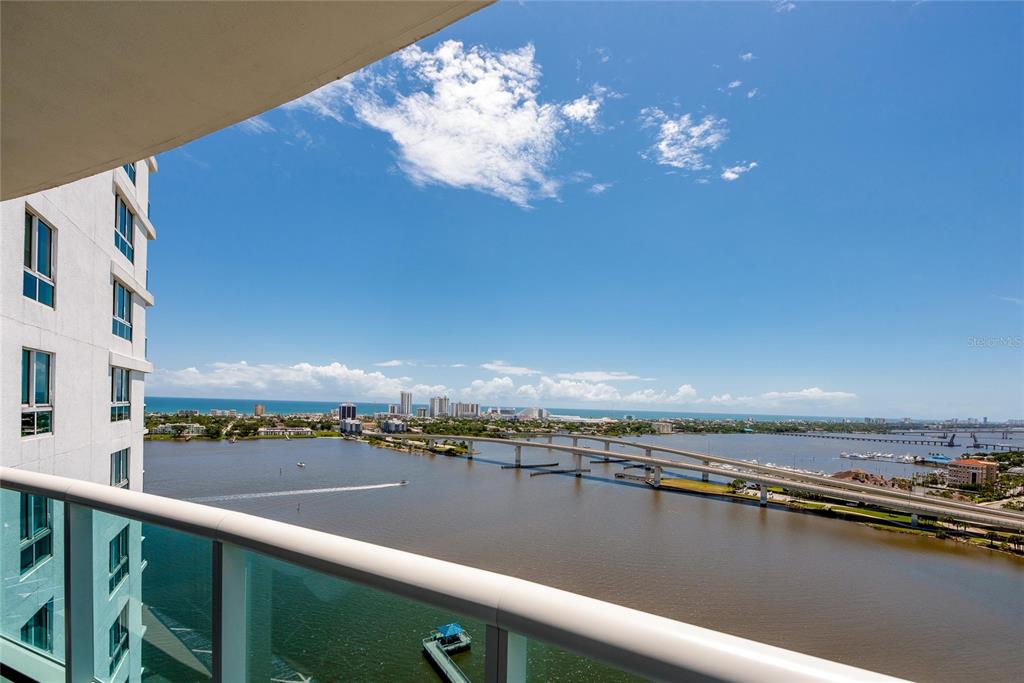 231 Riverside Drive, Unit 1703 Holly Hill, FL 32117 - Photo 32 of 41 a view of swimming pool and lake view