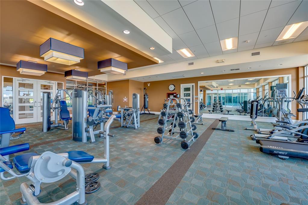 231 Riverside Drive, Unit 1703 Holly Hill, FL 32117 - Photo 41 of 41 a view of a room with gym equipment