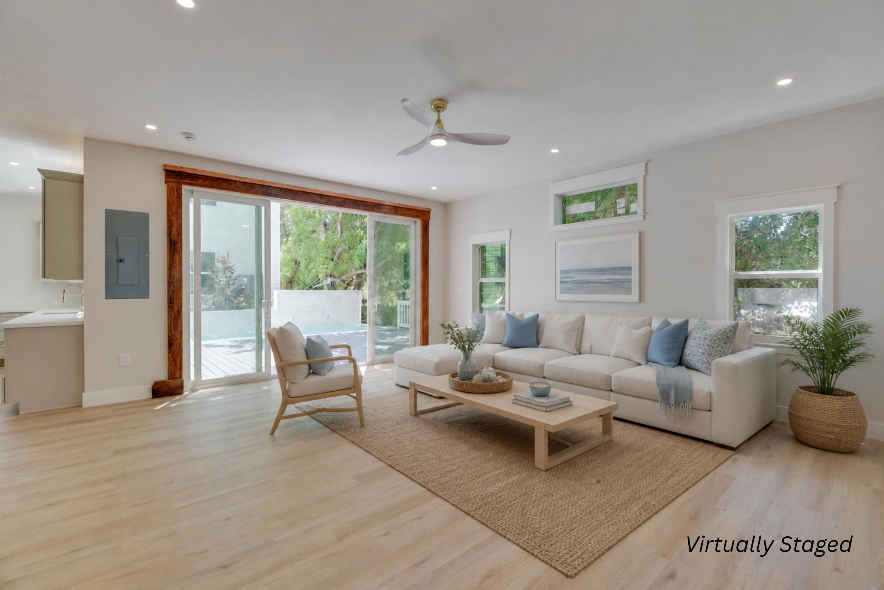 1316 Royal Street, Unit 6 Key West, FL 33040 - Photo 8 of 43 Virtually Staged Living Room