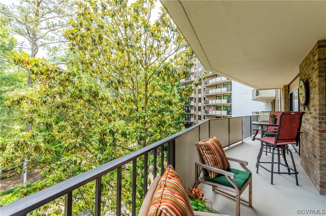 2956 Hathaway Road, Unit U306 Richmond, VA 23225 - Photo 21 of 36 a view of balcony with furniture