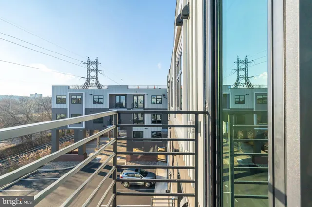 a view of balcony with city view