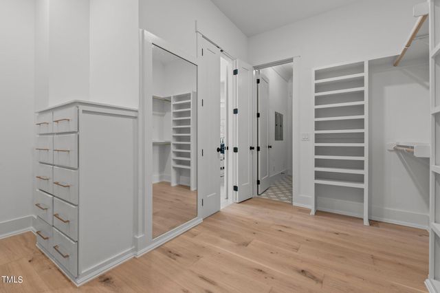 wooden view of empty room