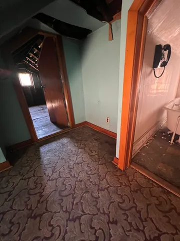 a view of an entryway door