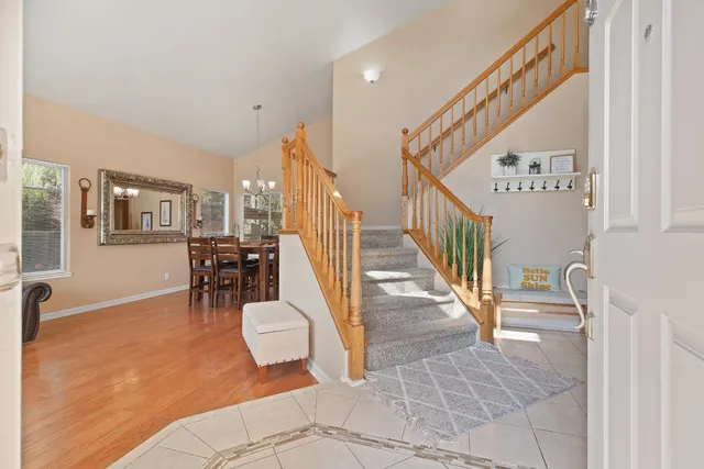 a view of entryway and hall