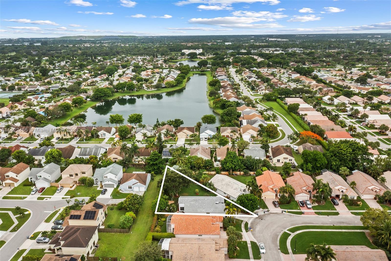 22699 Royal Crown Terrace East Boca Raton, FL 33433 - Photo 28 of 36 an aerial view of residential houses with outdoor space