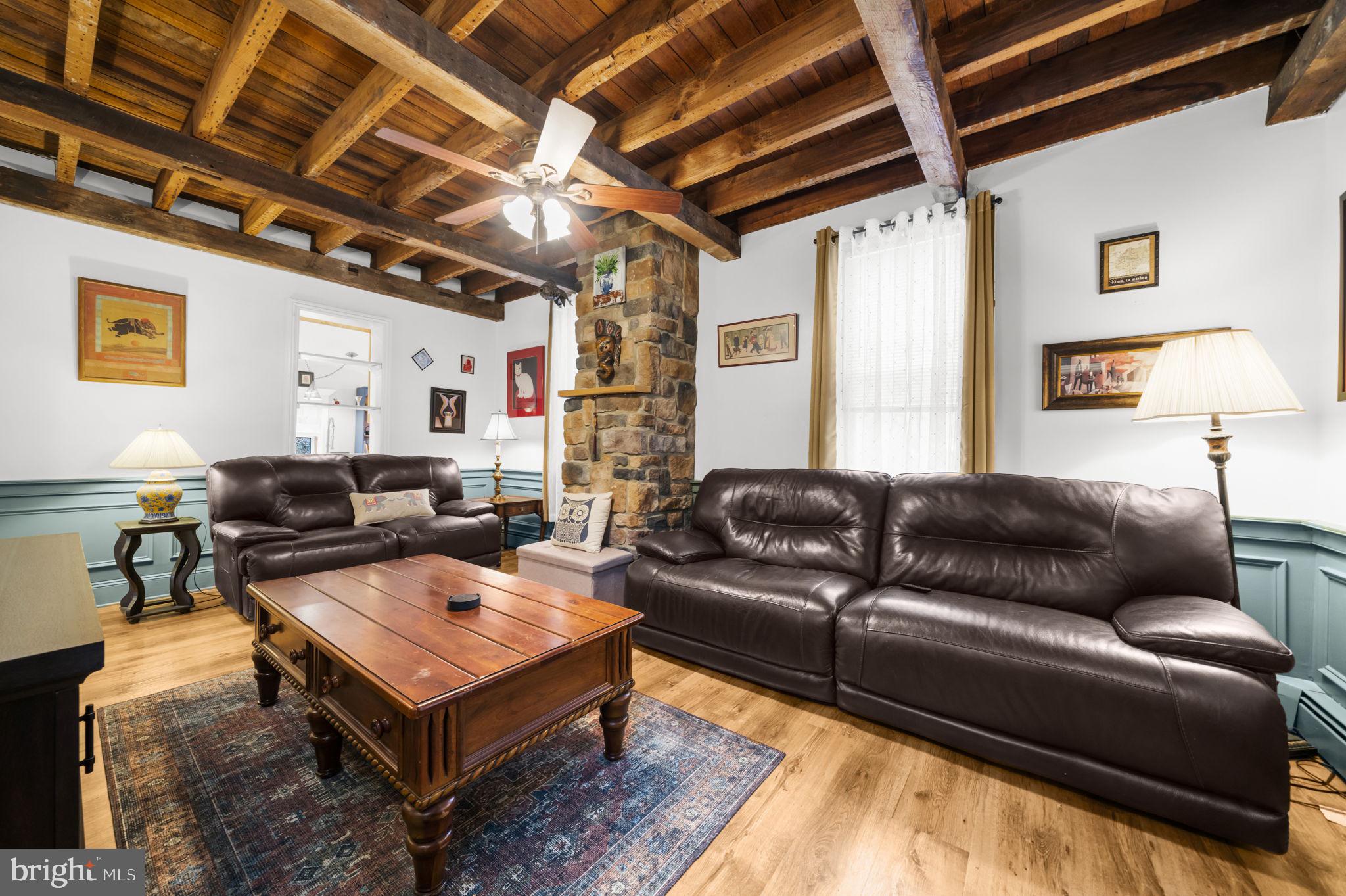 103 Gravel Pike Green Lane, PA 18054 - Photo 13 of 43 Cozy living space with rustic charm.