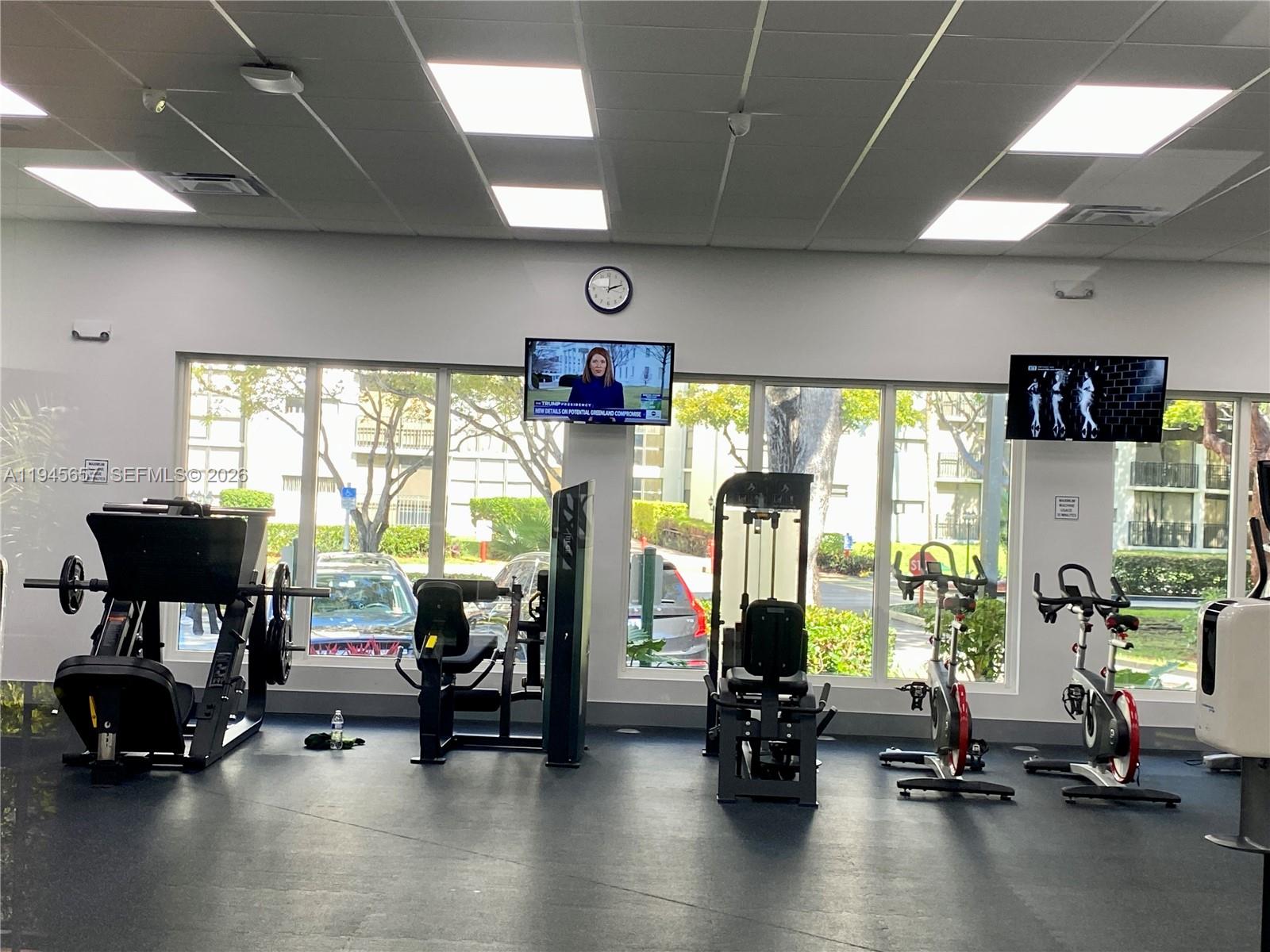 17011 North Bay Road, Unit 304 Sunny Isles Beach, FL 33160 - Photo 50 of 54 a view of a room with gym equipment