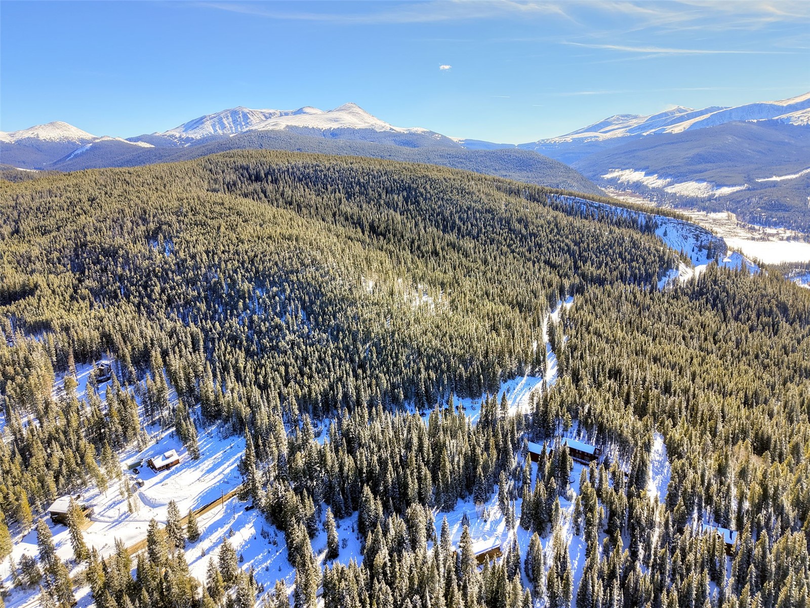 3362 Boreas Pass Road Breckenridge, CO 80424 - Photo 8 of 17 a view of a city with mountains in the background