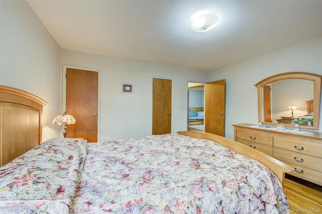 a bathroom with a white bathtub