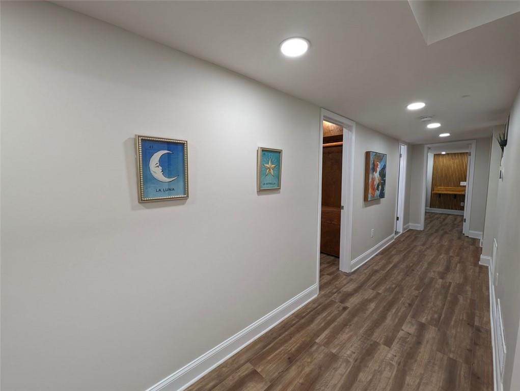 1303 Colony Drive, Unit C Marietta, GA 30068 - Photo 18 of 18 a view of hallway with wooden floor