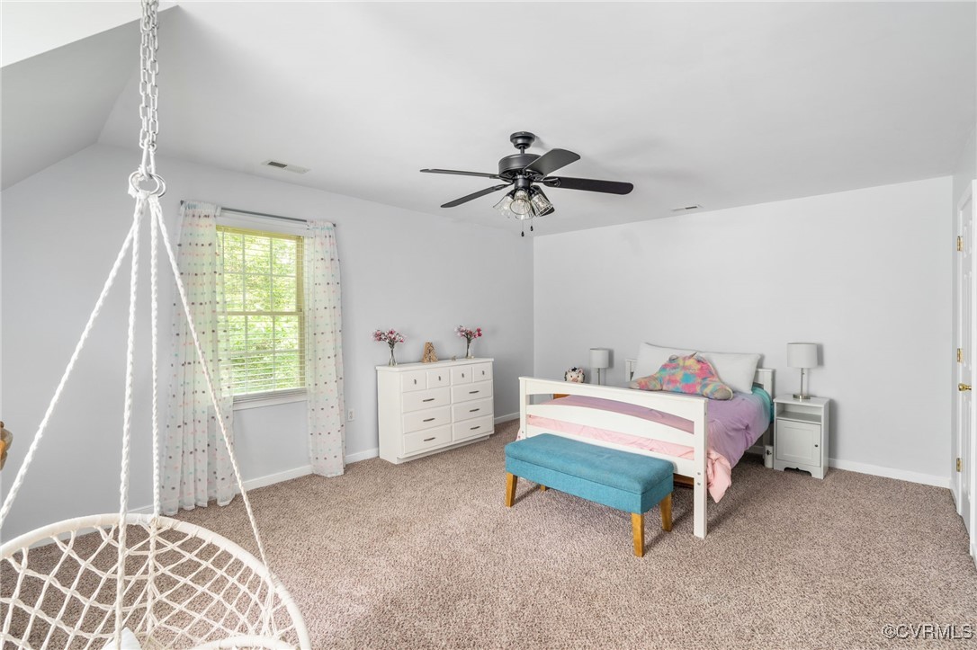 12207 Balta Road Chesterfield, VA 23838 - Photo 25 of 50 Bedroom featuring carpet flooring, a ceiling fan,
