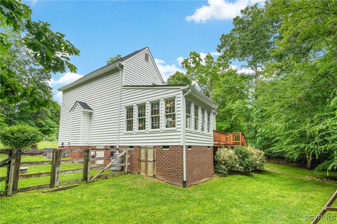 12207 Balta Road Chesterfield, VA 23838 - Photo 42 of 50 Back of house featuring a wooden deck