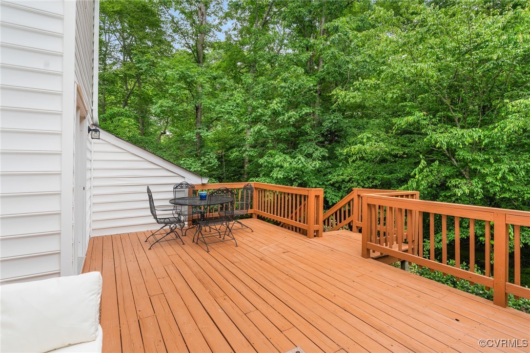 12207 Balta Road Chesterfield, VA 23838 - Photo 47 of 50 Deck with outdoor dining area