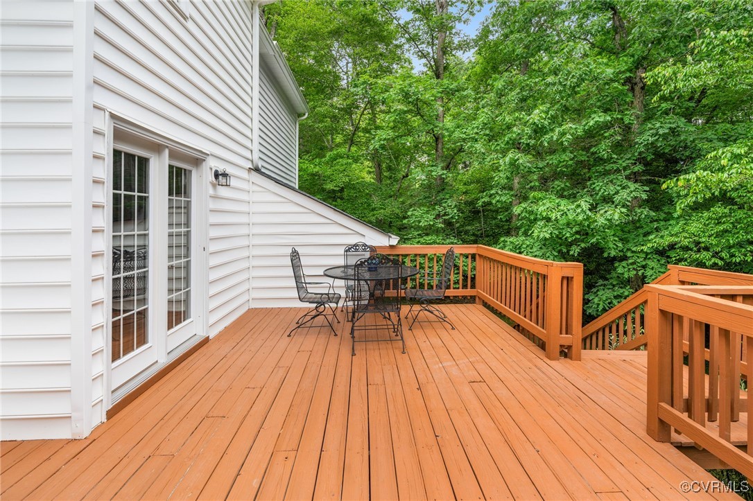 12207 Balta Road Chesterfield, VA 23838 - Photo 48 of 50 Wooden deck featuring outdoor dining space