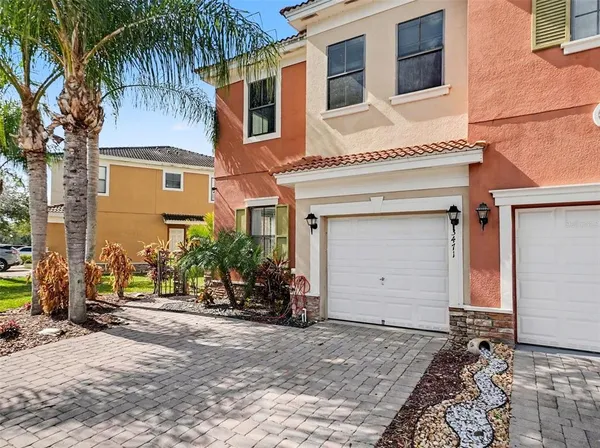 a view of a house with a patio