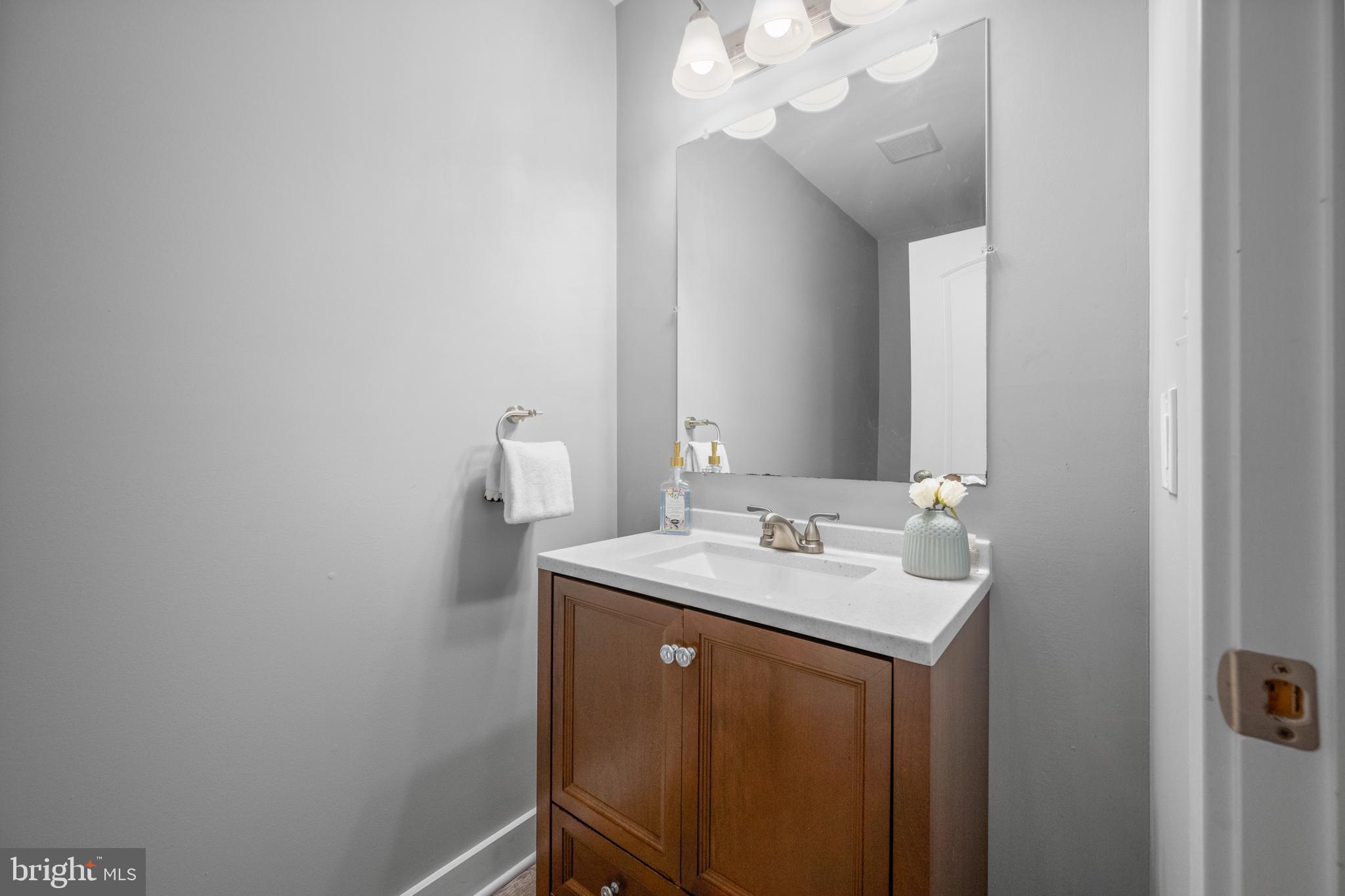 3319 Mail Road Westminster, MD 21157 - Photo 20 of 70 a bathroom with a sink a light fixture and a mirror