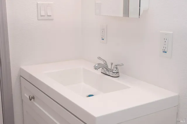 a close view of a sink