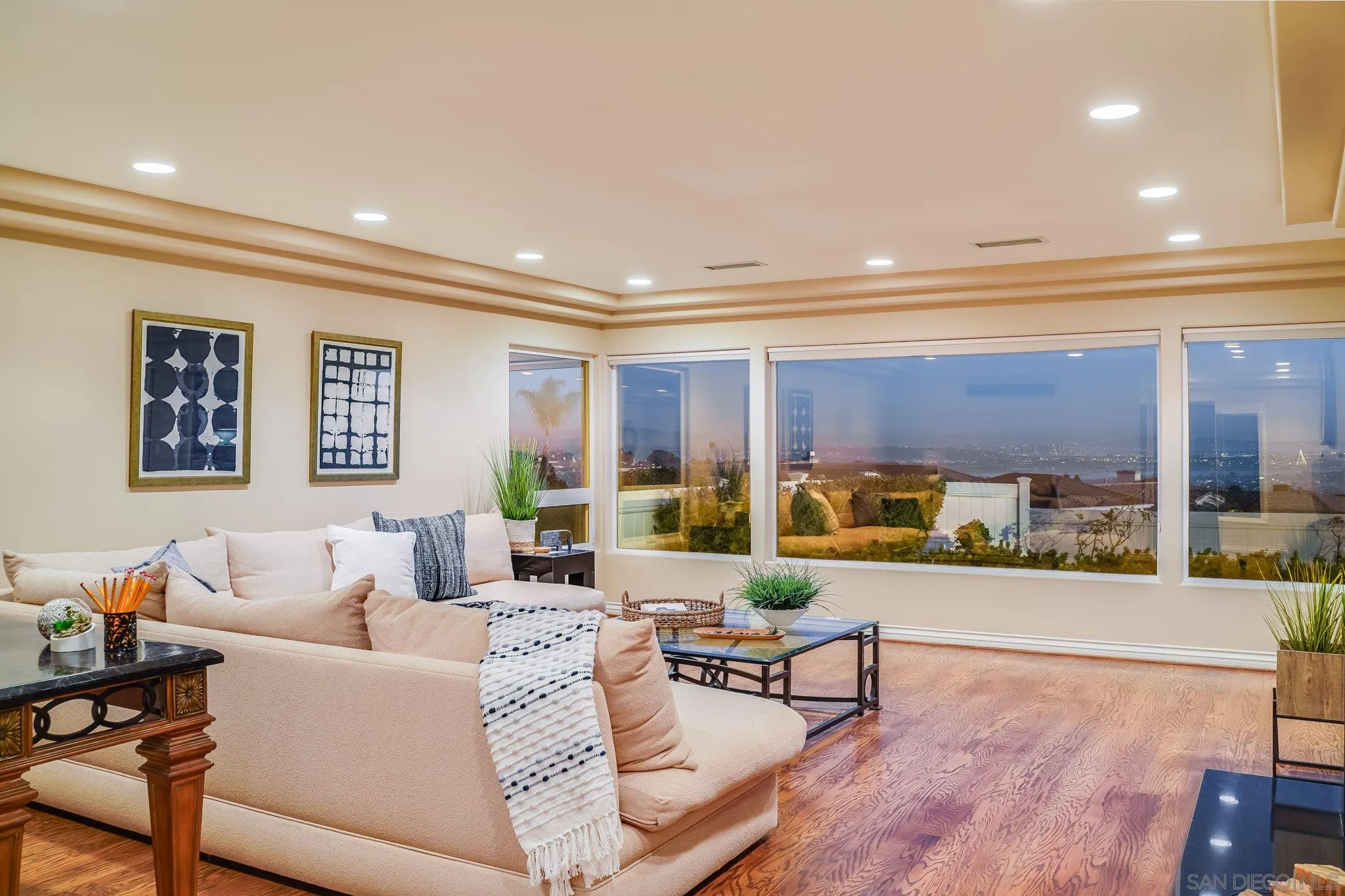 5730 Rutgers Road La Jolla, CA 92037 - Photo 28 of 54 a living room with furniture and a large window