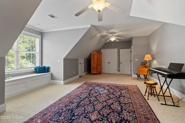 a view of an outdoor space and a lake view