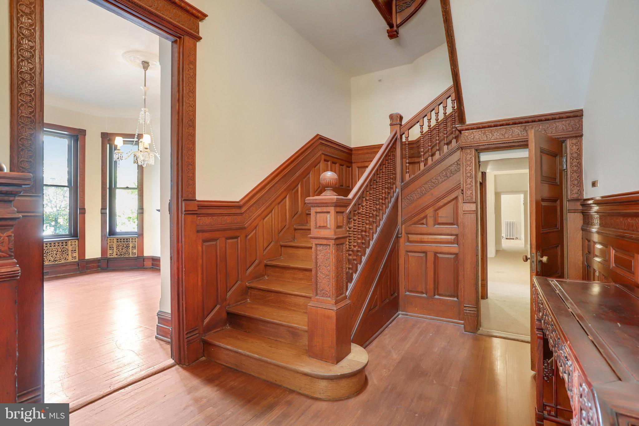 1633 16th Street Northwest Washington, DC 20009 - Photo 8 of 130 a view of entryway and hall with wooden floor