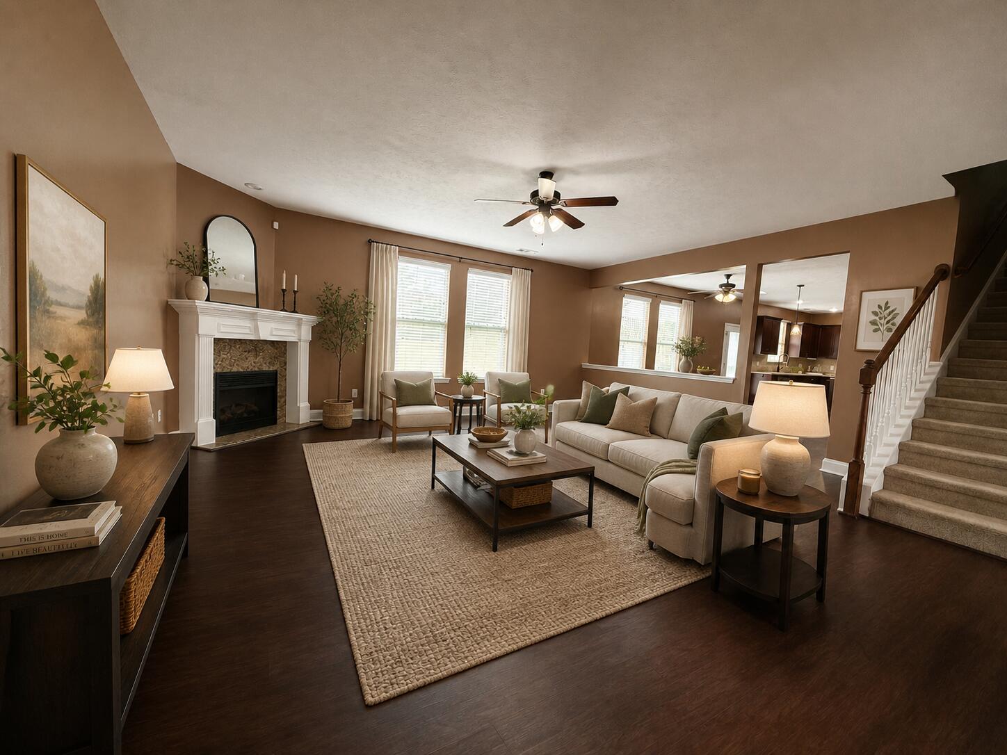214 Kickham Lane Grovetown, GA 30813 - Photo 35 of 35 Living Room- Virtually Staged
