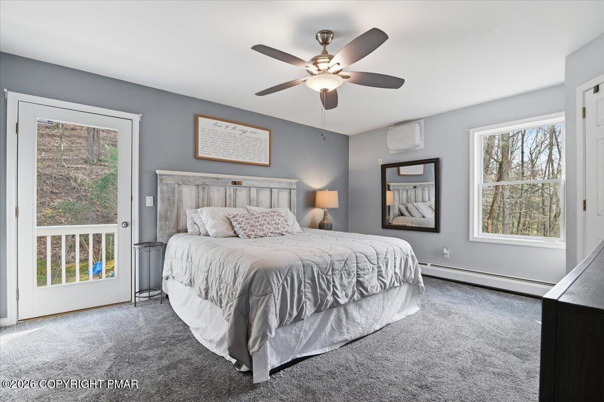 219 Highland Drive Stroudsburg, PA 18360 - Photo 43 of 93 Primary Bedroom/ Door to Balcony